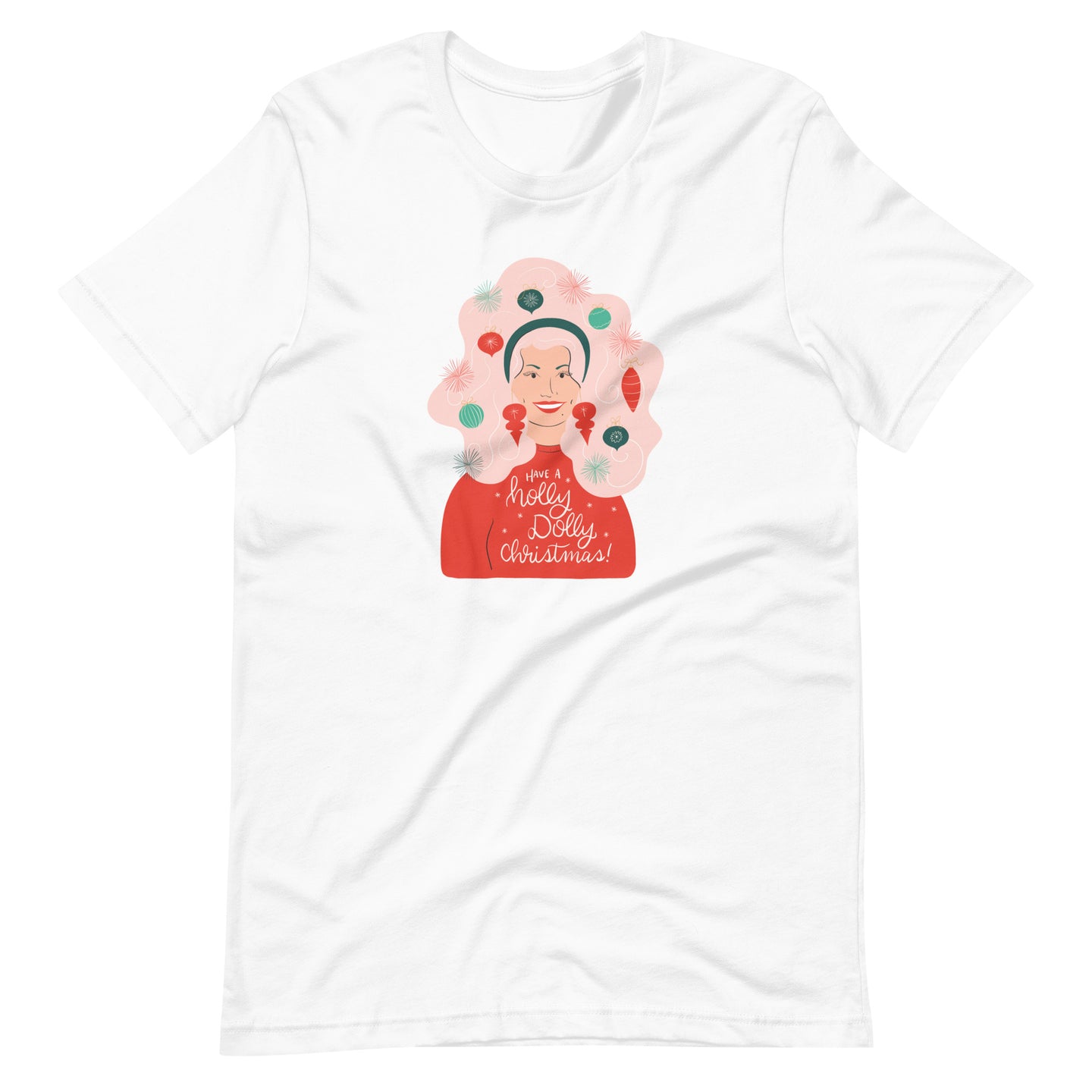 Holly Dolly Christmas Unisex T-shirt